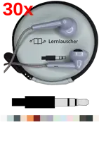 Lernlauscher 3.5mm Klinke multicolor 30er Box